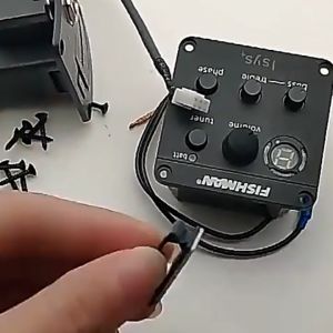 Guitar Pickup EQ Tuner Equalizer Guitar Accessories Piezoelectric Onboard Preamplifier guitar accessories
