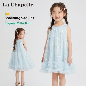 puella kids | Sleeveless Princess Dress Summer Tulle Gown