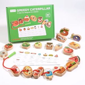 Montessori Toys Sensory Paly Food Matching Sorting Logic Thinking Fine Motor Educational Wooden Toys