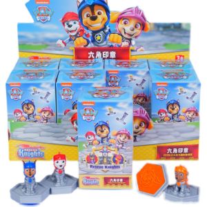 Kids Paw Patrol Cartoon Seal a Whole Box Full Set of Archie Tiantian Toys Baby Kindergarten Reward Seal