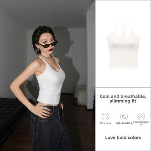 DXTOXS | Aesthetic Back Comfortable Black Outer Wear Vest With Bra Padding