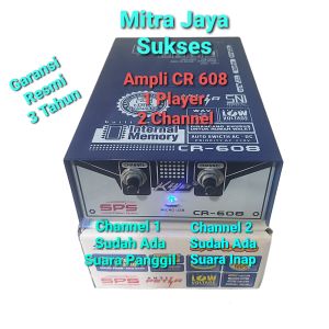 Ampli Walet Kiya CR 608 With Internal Memory dan Free Suara Amplifier Walet