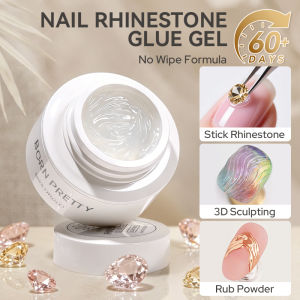 BORN PRETTY | BORN PRETTY 5ml Thick Nail Rhinestone Glue Adhesive Gel Anti Slip Anti Shift UV LED Clear Gem Gel DIY Nail Jewelry Decoration