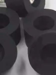 Industrial Rubber Pad Shock Absorption Buffer Pad Water Pump Anti-vibration Shock Pad Block Large Small Hole round Pad