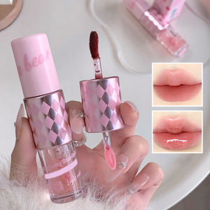 ลิปกลอสแบบสองหัว Gege Bear เนื้อฉ่ำวาวแบบกระจกและเนื้อแมทกำมะหยี่ ติดทนนาน ให้ความชุ่มชื้น ป้องกันการเลอะ