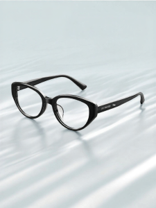 Molsion | Glasses Frame Orange Cat Black Prescription Eyeglasses
