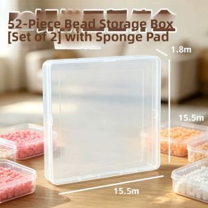 XIONGBUFAN | Dustproof Transparent Storage Protection Box 104 Pins