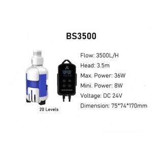 Bơm Chìm Bể Cá ZKSJ BS Series Biến Tần DC Siêu Yên Tĩnh Tốc Độ Điều Chỉnh Được Biến Tần Tần Số Bơm Nước Kim Loại