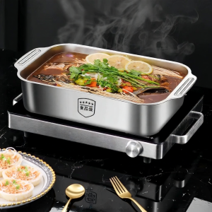 Heat-Resistant Rectangular Deep Baking Tray