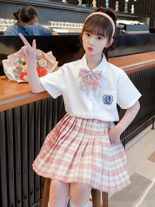 ชุดนักเรียน JK ชุดนักเรียนฤดูใบไม้ร่วง/ฤดูหนาว ชุดนักเรียนฤดูใบไม้ผลิ/ฤดูร้อน ชุดการแสดงสำหรับเด็กอนุบาลและนักเรียนประถม