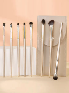 ชุดแปรงอายแชโดว์ใหม่ < Ne1> แปรงแต่งหน้าขนแปรงเริ่มต้นที่เป็นมิตรด้ามยาวเครื่องมือเครื่องสําอางสําหรับการผสมกระจายอายไลเนอร์