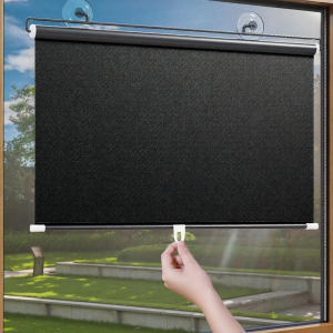 Full Sun Block Insulation Blind Suction Cup No Drilling Extendable
