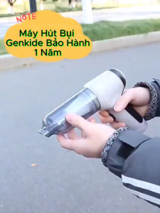 [Bảo Hành 12 Tháng] Máy Hút Bụi Mini GENKIDE Không Dây 9000Pa Pin 4000mAh 6 Đầu Hút Hút Bụi Ô Tô Ghế Xe Sofa Khe Cửa Gia Đình