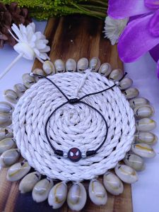 gelang tali Korea warna hitam dadu Hitam/beli 10 free 1 gelang inisial satu huruf