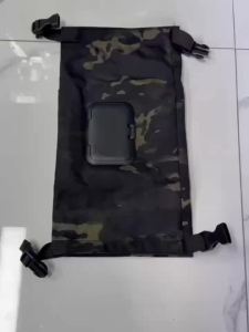 Ngụy Trang Chống Nước Ngoài Trời Hộp Đựng Khăn Giấy Cắm Trại Túi Lưu Trữ Nylon Vuông Để Đi Bộ Đường Dài Dây Đeo Vai Có Thể Điều Chỉnh