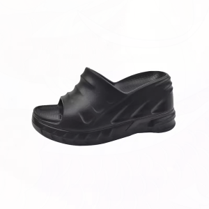 Womens Summer Thick Heel Sandals Outdoor Wear High Heel Ergonomic Design Comfortable EVA Material Casual Style Footwear