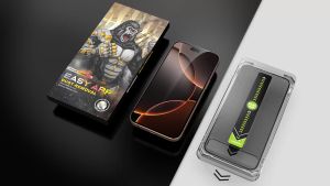 ELEVEN 2 POWER X GORILLA Easy App Dust Removal Tempered Glass for iPhone 18 17 Air 16 15 14 13 12 Pro Max | 9H HD Clear Screen Protector | Anti Scratch Anti Fingerprint | Easy Installation