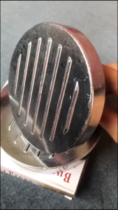 Burger Press Patty Maker Hamburger Press Round Mould Aluminum Alloy Material with Wood Handle Non Stick Easy to clean for Kitchen Grill BBQ Restaurant Daily Use