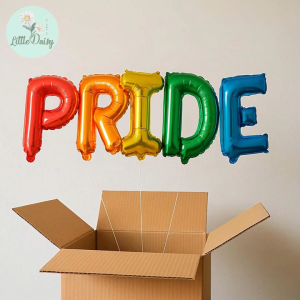 ร้านไทย ลูกโป่งสีรุ้ง ลูกโป่ง Pride Month ฟอยล์หัวใจสีรุ้ง (rainbow colorful balloons) ฉลองเดือนแห่งความเท่าเทียม LGBTQ