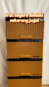 NAPOLLY LACI CONTAC 500 K1 - Laci Plastik Susun / Lemari Pakaian / Rak