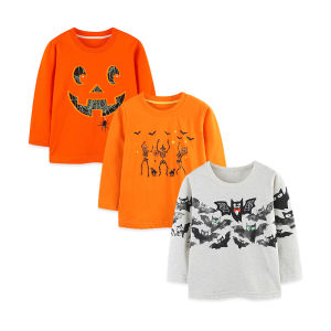 Little maven 3PCS Spring Long Sleeves Tee T-shirt Cartoon Baby Girls Autumn Casual Clothes Tops for Kids Childrens Clothing
