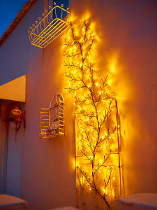 New Arrival Led Tree Lights Rattan Lamp Flexible Modeling Lamp Room Wall Bedside Background Decorative Lamp Ambience Light