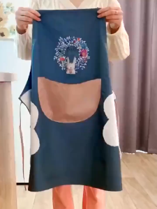 Universal Waterproof Oilproof Kitchen Apron Apron Home Cooking Cleaning Sleeveless Apron With Pocket