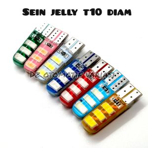 LAMPU SEIN SEN JELLY DIAM / NON FLASH 6 LED 6 MATA 1 SET / 2PCS