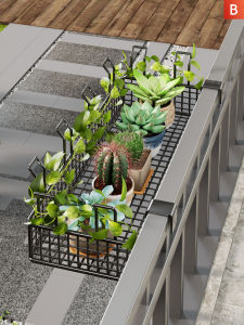 WUBUWEI | Hanging Outdoor Planter Shelf
