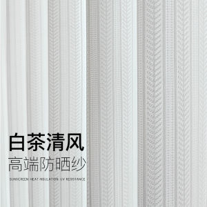 Canary High-End Sunscreen Mirror Curtain Privacy Glass Curtain Light Transmission Non-Personal Balcony Bedroom Living Room Bay Window