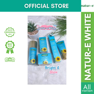 Natur-E White Bright n Glow Skincare | Facial Wash Toner Serum Moisture Gel Cerah & Glowing
