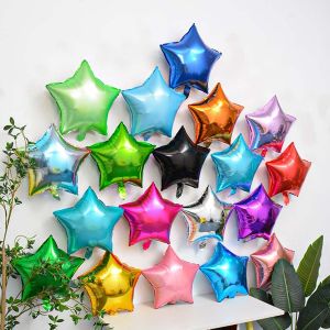 10 Quả Bóng Bay Hình Sao 18 Inch Dành Cho Trẻ Em - Bộ Bóng Bay Bơm Khí Heli Cho Sinh Nhật 1 Tuổi Đám Cưới Tiệc Chào Đón Em Bé Đồ Trang Trí Tiệc Quà Tặng Đồ Chơi Trẻ Em