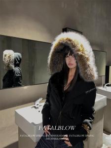 Womens Black Hooded Jacket with Fleece Lining Thickened Spring Autumn Short Style Slim Fit Sweatshirt Top Zipper Closure Solid Color