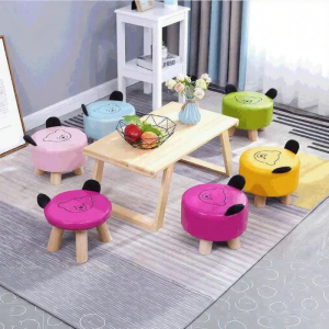 Creative Animal Design Wooden Childrens Stool
