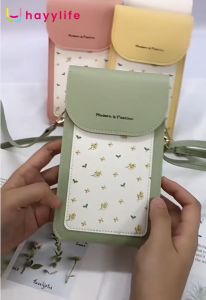 Hayylife Tas Handphone Layar Sentuh - Tas ponsel layar sentuh sebagai fashion untuk anak perempuan dengan model sederhana