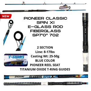 PIONEER CLASSIC SPIN XI 7FT BUDGET ROD FIBERGLASS REINFORCED E-GLASS