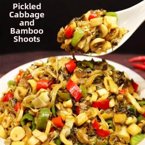 Fermented Bamboo Shoots Pickled Young Bamboo Commercial Semi-finished Dish Whole Box