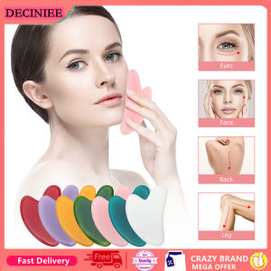 DECINIEE 1 Pcs Gua Sha Board Facial Scraping Scrapping Plate Face Body Massage Tool New SPA Massage Beeswax Guasha Scraping For Neck Back