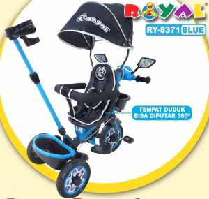 Tricycle Exotic Batman ET-1262 Stroller Anak Exotic ET 1262 Batman Sepeda Roda Tiga
