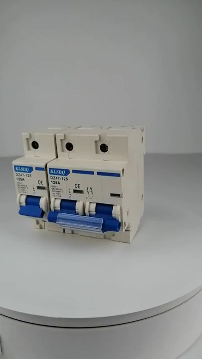 2P DC AC MCB 100A 125A 600V Solar Mini Circuit Breaker Switch ...