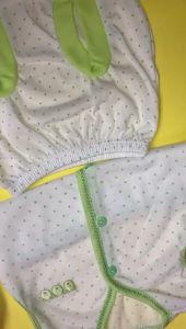 1 Lusin (12 Pcs) Baju Polkadot Kutung Bayi Murah Harga Grosir