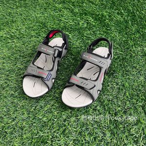 Outdoor Mens Sporty Slip-On Sandals Summer Anti-Slip Lightweight Detachable Magic Tape Beach Mountain Stream Crossing Shoes