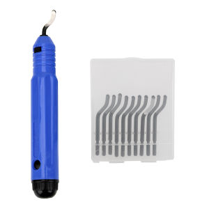 Car Tire Rim Blades Rubber Cutter Burr Scraper Reamer Repair Tools Woodworking Trimming Knife Copper Tube Deburring Burr Handle