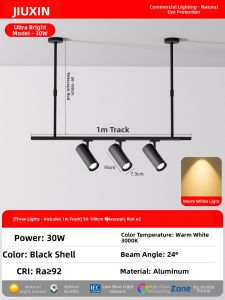 jiuxin lighting | Telescopic Track LED Spotlight Commercial Use