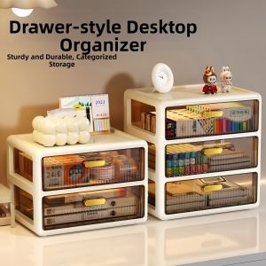 NAIFUNA | Desk Drawer Style Multi-level Organizer Storage Box