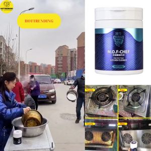 Bột Tẩy Rửa Sinh Học Đa Năng MOF Chef Chano 500g Tẩy Sạch Vết Dầu Mỡ Cứng Đầu Tẩy Cặn CanxiVết Dơ Lâu Năm Trên Mọi Vật Liệu