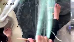 ตาข่ายตกปลา สีขาว 2/3 หมายถึงชั้นเดียว สามชั้น ทำจากไนลอนและผ้าไหม ออกกำลังกาย กลางแจ้ง