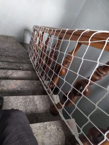 Lưới chắn cầu thang MÀU TRẮNG an toàn cho trẻ em nhiều kích cỡ (5m 10m 15m 20m) tặng kèm dây buộc