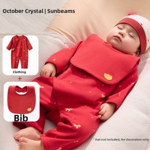 SHI YUE JIE JING | Cotton Baby Romper for Milestone Celebrations