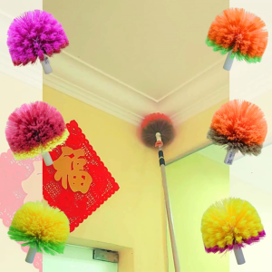 Colorful Spider Cobweb Brush Duster (Without Handle)